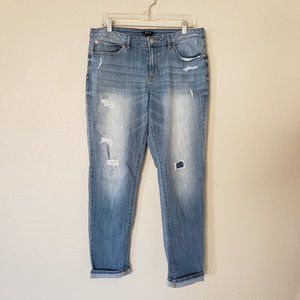 I Heart Ronson Distressed Boyfriend Jeans